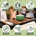 thumbnail image 4 of Bamboo Serving Tray - 26" x 9" x 0.75" - Black - 3 Trays, 4 of 16
