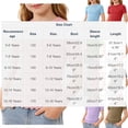 thumbnail image 3 of Yeglea Kids Scallop Ruffle Trim Ribbed Short Sleeve Top, Summer Solid Color Crew Neck Stretchy Fitted Casual Sweet T-Shirt Red,15-16 Years, 3 of 8