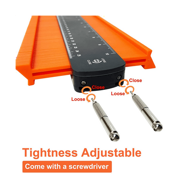 10 Inch Super Gauge Shape and Outline Tool Contour Gauge Tool with Lock Measuring Tools Shape Duplicator