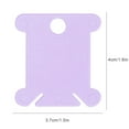 thumbnail image 2 of 100pcs Plastic Cross Stitch Winding Board Sewing Tool Wire Clamp Holder Wire Coil Spool Set, 2 of 10
