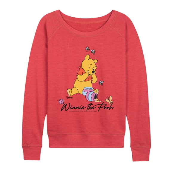 Winnie The Pooh - Winnie The Pooh Honey - Women's French Terry Long Sleeve Pullover