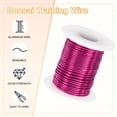 thumbnail image 2 of Uxcell 1-Pack Bonsai Training Wire, 1.5mm x 49ft/15m Anodized Aluminum Bonsai Tree Wire for Fine Trunk [Rose Red], 2 of 7