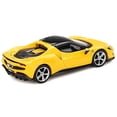 thumbnail image 4 of Ferrari 296 GTB Giallo Modena Yellow with Black Top 1/64 Diecast Model Car by BBR, 4 of 6