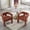Orange + Chenille, variant on UNITED WE WIN Contemporary Designed Fabric Upholstered Accent/Dining Chair /Barrel Side Chairs Kitchen Armchair for Living Room 2PC/SET