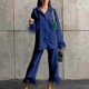 thumbnail image 1 of Pntutb Mujer Otoño Nuevo Estilo Manga Larga Pluma Bolsillo Drapeado Camisa top Pntutb Pntutb-7068, 1 of 7