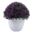 thumbnail image 2 of planta artificial decorativa con maceta blanca, 2 of 5