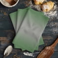 thumbnail image 6 of Green Grey Ombre 1 Pack Kitchen Towel, Water Absorbent Dish Towel, Modern Gradient Abstract Art Decorative Hand Towels - Quick Drying Cloth for Cooking Baking, 18x28 Inch, 6 of 8