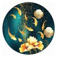 thumbnail image 1 of Cuadros Decorativos Bordado parcial Lotus Fish Cross Stitch Kits 11CT estampado DIY lienzo manualidades Likrtyny embutido en tela, 1 of 9