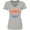 Athletic Heather, variant on Inktastic Lake Vibes Distressed Retro Sunset Women's V-Neck T-Shirt