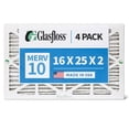 thumbnail image 4 of Glasfloss ZL 16x25x2 MERV 10 Pleated AC Furnace Air Filters. Box of 4. Exact Size: 15-1/2 x 24-1/2 x 1-3/4, 4 of 10