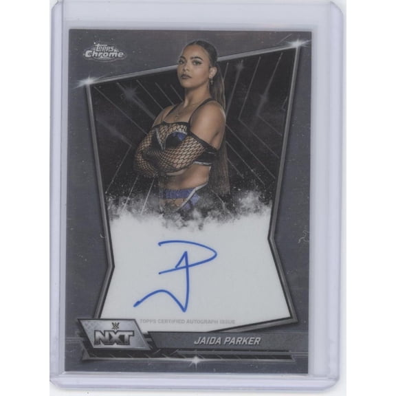2026 Topps Chrome WWE NXT Jaida Parker #NXT-JAI Auto NXT Trading Card NXT WWE Autographed Wrestling Trading Card