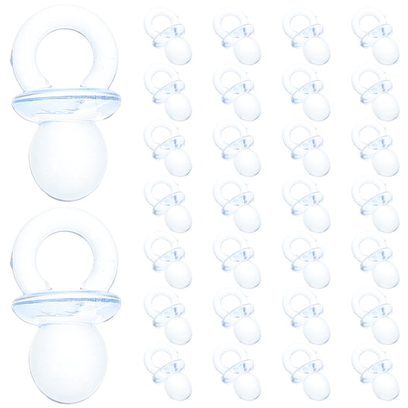 KAKOWELY 50 chupetes para bebé niña, adornos para mesa de baby shower, chupetes para baby shower, chupetes a granel, juego para baby shower, chupetes pequeños para baby shower.