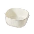 thumbnail image 2 of Danhjin Washed Vegetable Blue Kitchen Supplies Washing Basket Double Layer Basket Serving Tray, 2 of 3