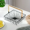thumbnail image 5 of CQCYD under $5 Wire Basket Wire Storage Baskets Wire Baskets Organizing with Handles Wire Basket Pantry Organization and Storage Metal Wire Food Storage Basket for Kitchen, Cabinets, 5 of 6