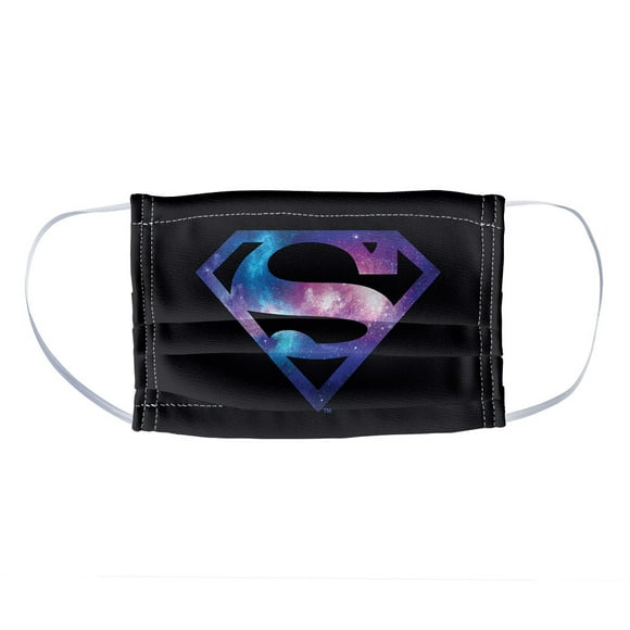 Superman Galaxy Shield 1-Ply Reusable Face Mask Covering, Kids