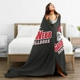thumbnail image 5 of Gardner-Webb University Logo Fleece Blanket, Very Soft Microfiber Flannel Blanket for Couch Warm and Cozy for All Seasons, 5 of 6