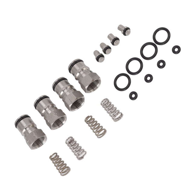 Stainless Steel Poppet Spring, Ball Lock Keg Posts Universal Standard O Rings 18mm Female Thread Gas Liquid for Home Brewing for Wine Buckets
