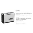 thumbnail image 3 of Convertidor De Casete USB A MP3, Reproductor De Casete Portátil ABS Con Pilas Para Exteriores, 3 of 7