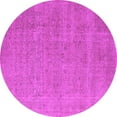 thumbnail image 1 of Ahgly Company Indoor Round Oriental Pink Industrial Area Rugs, 7' Round, 1 of 4