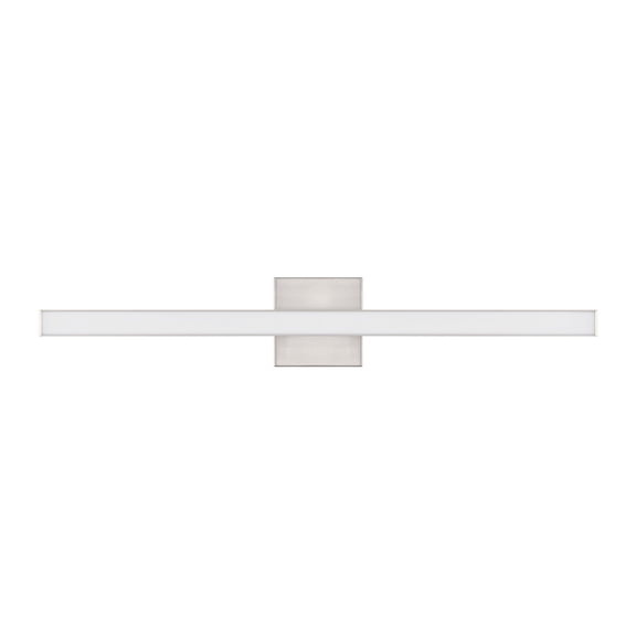 Craftmade - Trim 1 Light 30 in. Brushed Polished Nickel Finish LED Vanity Light with Frost Acrylic Shade