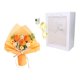 thumbnail image 2 of Ramo de flores artificiales de tulipán de punto, flores de ganchillo, decoración del hogar, flores artificiales Naranja, 2 of 9