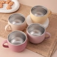 thumbnail image 4 of 1PCS Baby Stainless Steel Cup Detachable Design Liquid Feeding Cup BPA Free One Hand Use Training Cup Infant Drinking Essentials, 4 of 10