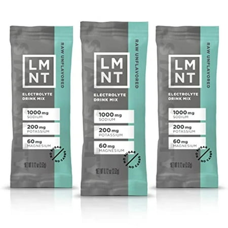LMNT Recharge – Raw Unflavored 30 Servings