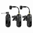 thumbnail image 1 of 2-In-1 UHF Saxophone Microphone System, Wireless Microphone Transmitter Receiver 100 Ft Transmission Guitar Audio Mixer, 1 of 7