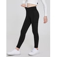 thumbnail image 5 of Arshiner Girls Athletic Leggings with Pockets Kids Crossover High Waisted Dance Workout Running Yoga Pants, 5 of 6