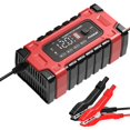 thumbnail image 2 of es de coche, de batería de coche inteligente 8 amperios 12V 24V,Pantalla LCD de mantenimiento de batería completamente automático, con compensación de Cola Cargadores de coche, 2 of 8