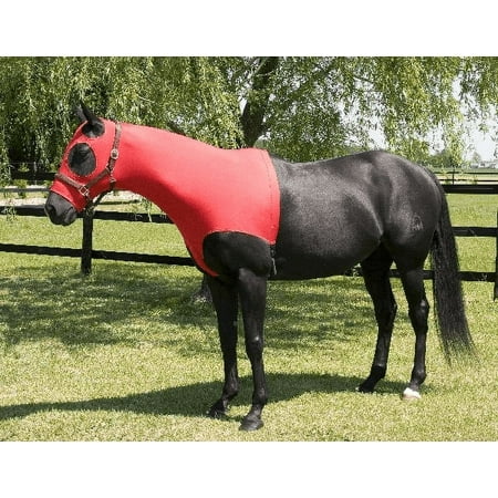 UPC: 0840875066592 | Gatsby Lycra Mane Stay Hood Red Large (1100-1400lbs)