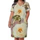 thumbnail image 3 of Vestido holgado con bolsillos y flor de peonía blanca en jarrón morado, vestidos de verano para mujer 2025, vestidos para mujer 2025, vestidos largos, 3 of 7