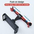 thumbnail image 4 of CAROOTU Car Headrest Phone Holder Clip 360 Rotating Back Seat Phones Mount Bracket, 4 of 7