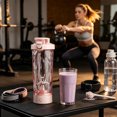 thumbnail image 4 of Rechargeable Electric Shaker Bottle, Plastic, For Home, Gym, Office, USB Powered Mixing Cup, Style C, 4 of 5