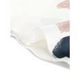thumbnail image 6 of INSPIRE CHIC Women's Satin Pajamas Heart Print Nightgown Spaghetti Lingerie Dress XS White, 6 of 6