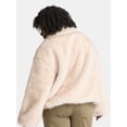 thumbnail image 3 of Time and Tru Women's Long Faux Fur Jacket, Sizes XS-3X, 3 of 5