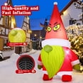thumbnail image 2 of Gnomos inflables navideños GOOSH de 1,8 m con LED para decoración exterior, 2 of 6