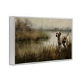 thumbnail image 4 of Stupell Industries Hunting Dog in Nature Landscape Painting White Framed Art Print Wall Art, 18 x 12, 4 of 10
