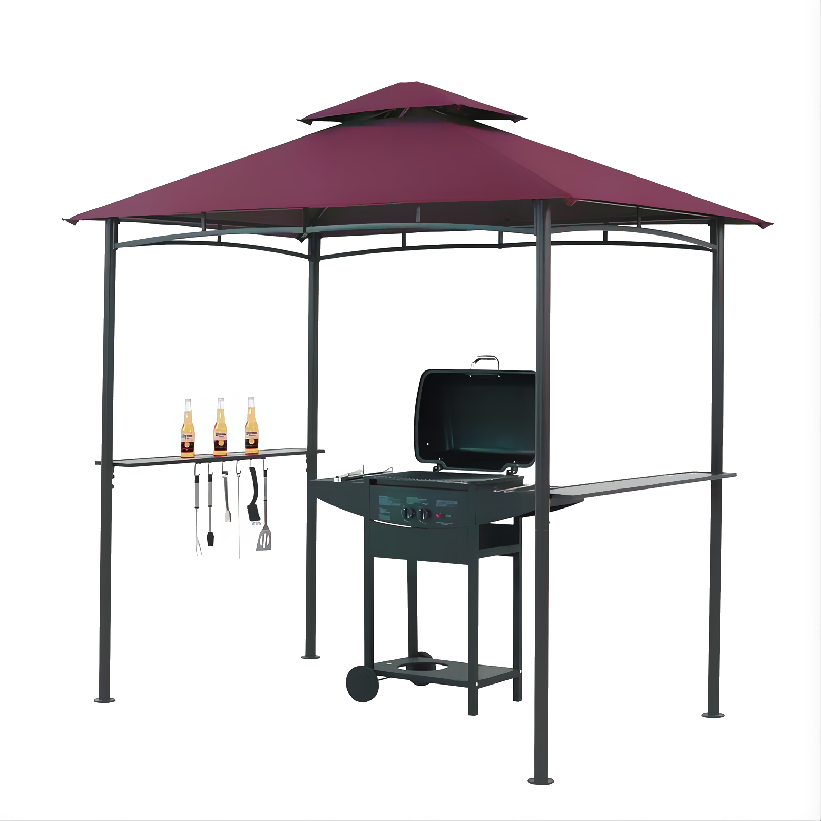 Grezone Outdoor Grill Gazebo Tent BBQ Canopy for Outdoor Grill Shelter