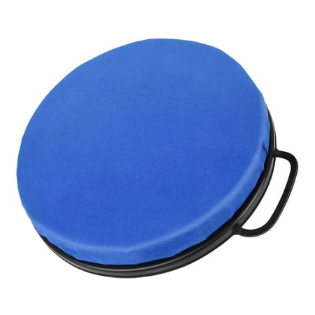 harayaa 5 Gallon Bucket Seat 12 Inches Rotating Swivel for Camping Hunting Gardening Blue