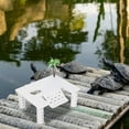 thumbnail image 2 of Turtle Basking Platform Tortoise Dock Basking Area with Strong Suction Cup Tortoise Basking Platform Sucker Turtle Tank Floating Climbing Platform, 2 of 7