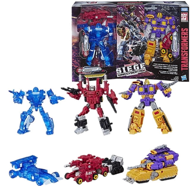 Transformer Generations War For Cybertron Deluxe Class Mirage Impact 3 Person Set Figura Juguetes Figuras de acción zhangmenya LED