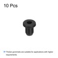 thumbnail image 3 of Unique Bargains Support de Illet en Caoutchouc Dia 15/64 Pieds (6mm) Type T Rond pour Protection des Fils Lot de 10, 3 of 5