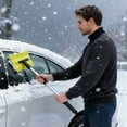 thumbnail image 4 of BotaniNest Heavy Duty Removal Scraper With Extendable Aluminum Pole For Windshield And Auto Glass Efficient Ice Brush And Squeegee Combo, 4 of 6