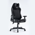 thumbnail image 1 of Silla Gamer BALAM RUSH THUNDER EUPHORIA V1 Ergonomica Reclinable 160° 150Kg Reposabrazos 2D Cojín Cervical Piston Clase 4 Negro BR-940580, 1 of 6
