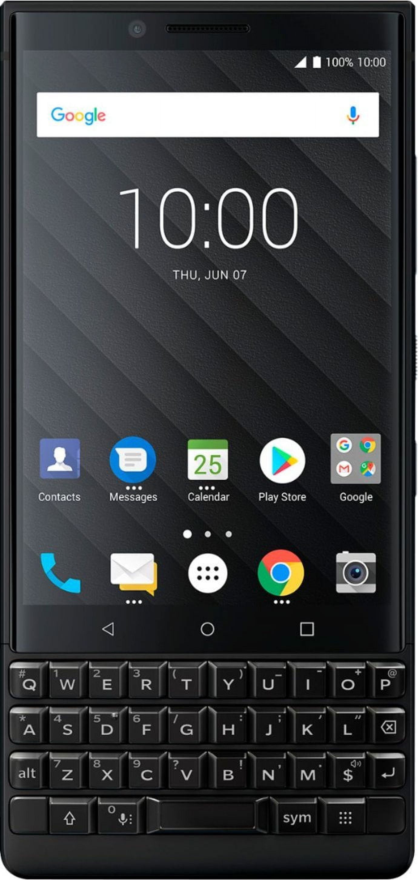 BlackBerry Key2 64GB BBF100-6 Black Mobile Phone, GSM Unlocked