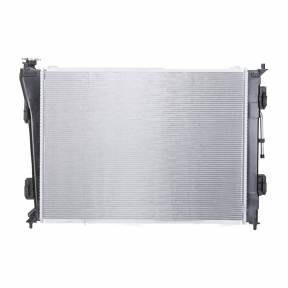 For Hyundai Sonata Radiator 2011 12 13 2014 | 2.4L | L4 Plastic / Aluminum w/ Transmission Oil Cooler HY3010171 | 25310 3Q500