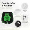 thumbnail image 4 of Fotbe St Patrick's day Pattern Womens High Waist Running Shorts Athletic Workout Quick Dry Shorts for Women with Pockets Gym Yoga Summer Shorts-Medium, 4 of 7