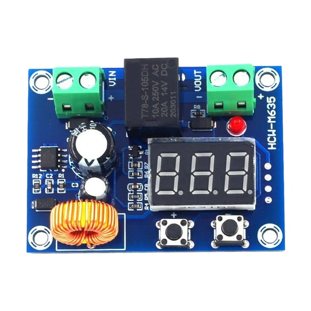 Módulo de carga XH-M609 Módulo de protección de batería de sobredescarga de voltaje DC12V-36V