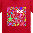thumbnail image 4 of Inktastic 100 Days of School Pastel Stars Youth T-Shirt, 4 of 5
